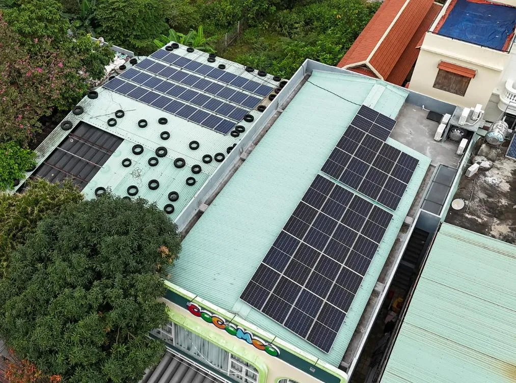 Dự án điện mặt trời áp mái cho nhà máy